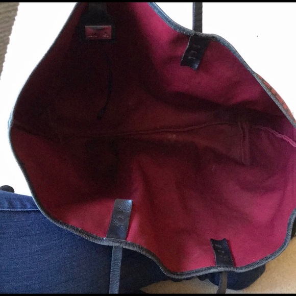 Authentic Fendi Canvass and Leather Tote - Picture 3 of 8